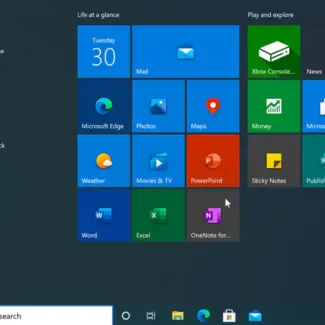 Menu Start di Windows